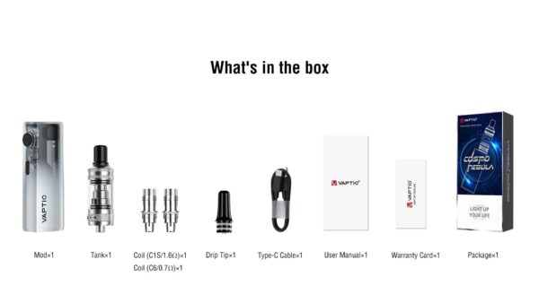 【小煙主機】VAPTIO COSMO NEBULA KIT 星雲 套組