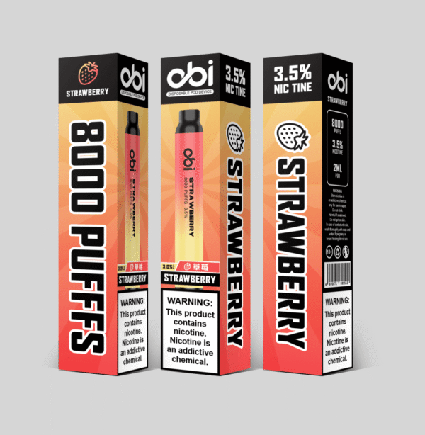 【一次性】OBI 8000口 一次性 主機 可充電 買十送一